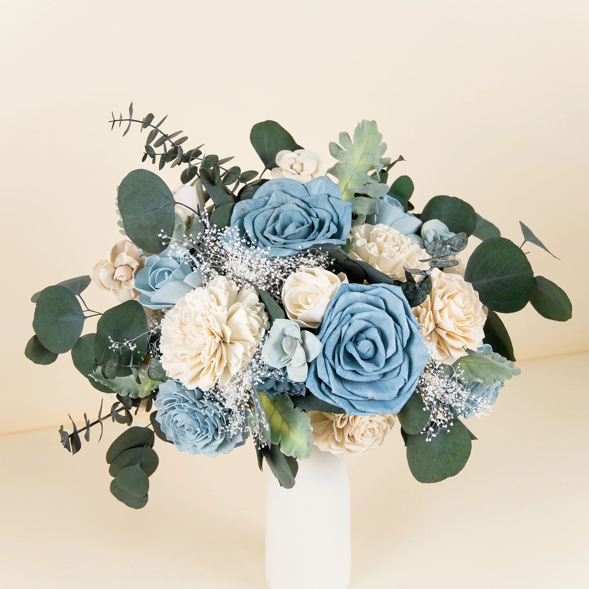 Luxe Ivory Vase Centerpiece - Image 3